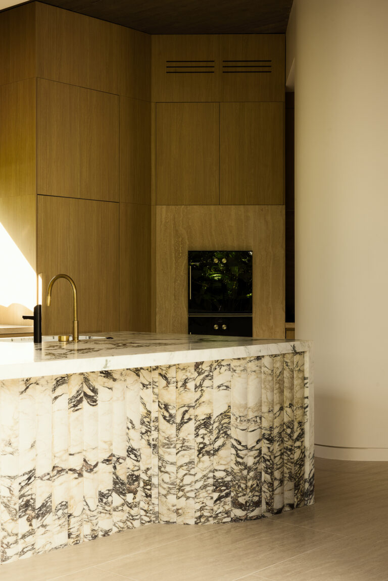 35 Yaringa Ave, Buddina – Calacatta Viola Marble, Elefanté Marble and Vein Cut Travertine interior, image 17 of 28
